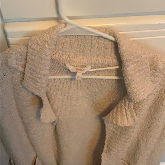 Warm cardigan with pockets - Picture 4 of 5